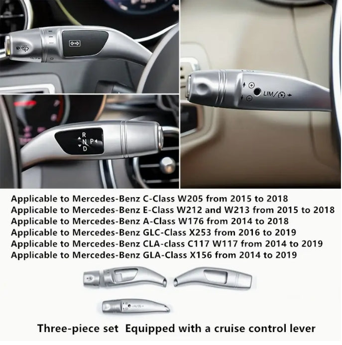 Mercedes-Benz ABS Steering & Lever Covers, Interior Trim Accessories أغطية حماية عجلة القيادة ورافعات السيارات من مرسيدس بنز ,إكسسوارات داخلية من ABS