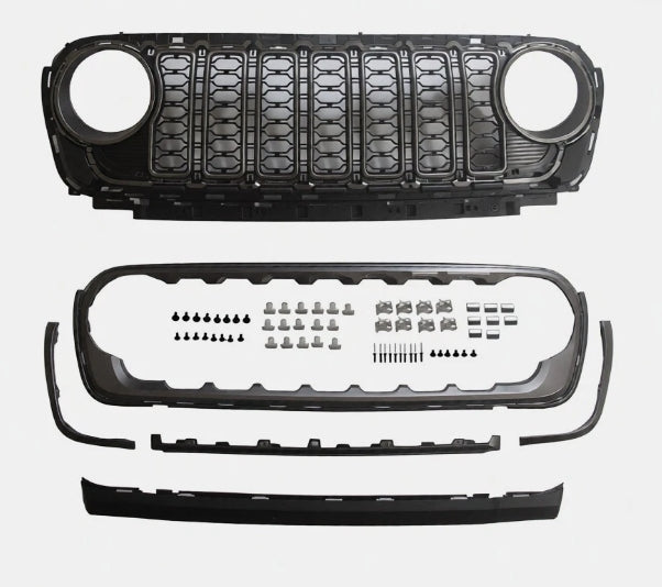 Jeep Wrangler 2018+ Front Grille
شبك أمامي Jeep Wrangler 2018+