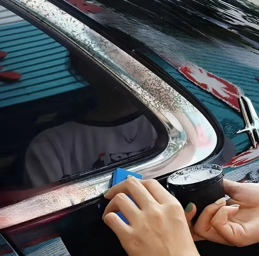 50g Car Chrome Restoration & Repair Paste, Polishing & Refurbishing for Door Handles, Window Trim, Badges معجون ترميم وتلميع كروم للسيارة 50 جم, لتجديد مقابض الأبواب، حواف النوافذ والشارات