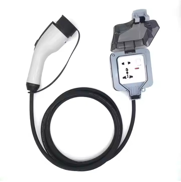 V2L Discharger Type 2 EV Cable Adapter, Vehicle to Load Power Supply for MG, BYD, KIA محول تفريغ V2L من نوع 2 – كابل شحن كهربائي لدعم خاصية Vehicle to Load لسيارات MG وBYD وKIA