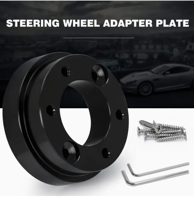 70mm Aluminum Steering Wheel Adapter Hub for Logitech G29/G920/G923, Durable Racing Simulator Upgrade محور محول عجلة القيادة من الألمنيوم 70 مم لأجهزة Logitech G29/G920/G923, ترقية متينة لمحاكي السباقات