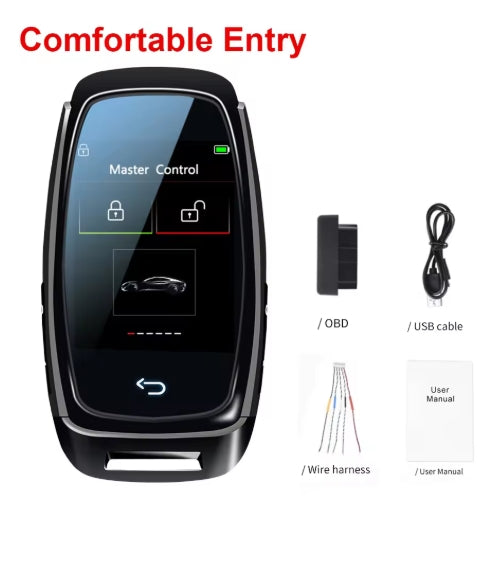 CF920 Universal Smart LCD Remote Key, Adjustable Auto Lock & Keyless Entry for Audi, BMW, Ford, Mazda, Toyota, Kia مفتاح ريموت ذكي CF920 بشاشة LCD, دخول بدون مفتاح وقفل أوتوماتيكي قابل للتعديل لأودي، بي إم دبليو، فورد، مازدا، تويوتا، كي