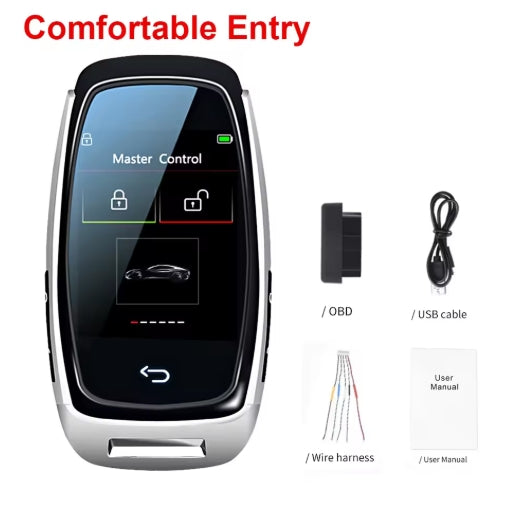 CF920 Universal Smart LCD Remote Key, Adjustable Auto Lock & Keyless Entry for Audi, BMW, Ford, Mazda, Toyota, Kia مفتاح ريموت ذكي CF920 بشاشة LCD, دخول بدون مفتاح وقفل أوتوماتيكي قابل للتعديل لأودي، بي إم دبليو، فورد، مازدا، تويوتا، كي