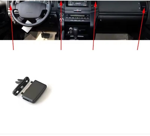 Toyota Land Cruiser LC200/FJ200 (2008-2017) Dashboard AC Vent ClipFront & Rear Air Conditioning Outlet Tab مشبك فتحة تكييف لوحة القيادة الأمامية والخلفية لتويوتا لاند كروزر LC200/FJ200 (2008-2017)