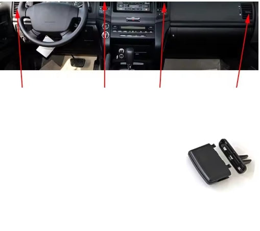 Toyota Land Cruiser LC200/FJ200 (2008-2017) Dashboard AC Vent ClipFront & Rear Air Conditioning Outlet Tab مشبك فتحة تكييف لوحة القيادة الأمامية والخلفية لتويوتا لاند كروزر LC200/FJ200 (2008-2017)