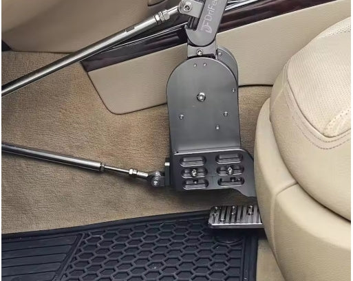 Fixed Hand Controls for Disabled Drivers, Permanent Car Pedal Assist & Driving Aid Device عصا تحكم يدوية ثابتة لذوي الاحتياجات الخاصة , جهاز مساعد للقيادة والتحكم في دواسات السيارة