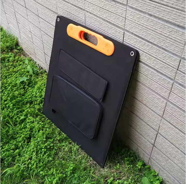 Enjoe Foldable Solar Panel, 100W/200W/600W Monocrystalline Portable Power for Camping & RV لوح طاقة شمسية قابل للطي من Enjoe, 100/200/600 واط أحادي البلورة محمول للتخييم والسيارات السكنية
