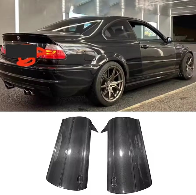 Carbon Fiber OEM-Style Door Panel Covers for BMW 3 Series E46 M3 (2-Door) ألواح أبواب من ألياف الكربون لطراز BMW الفئة الثالثة E46 M3 (بابان) بتصميم OEM