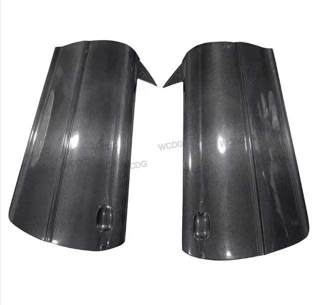 Carbon Fiber OEM-Style Door Panel Covers for BMW 3 Series E46 M3 (2-Door) ألواح أبواب من ألياف الكربون لطراز BMW الفئة الثالثة E46 M3 (بابان) بتصميم OEM