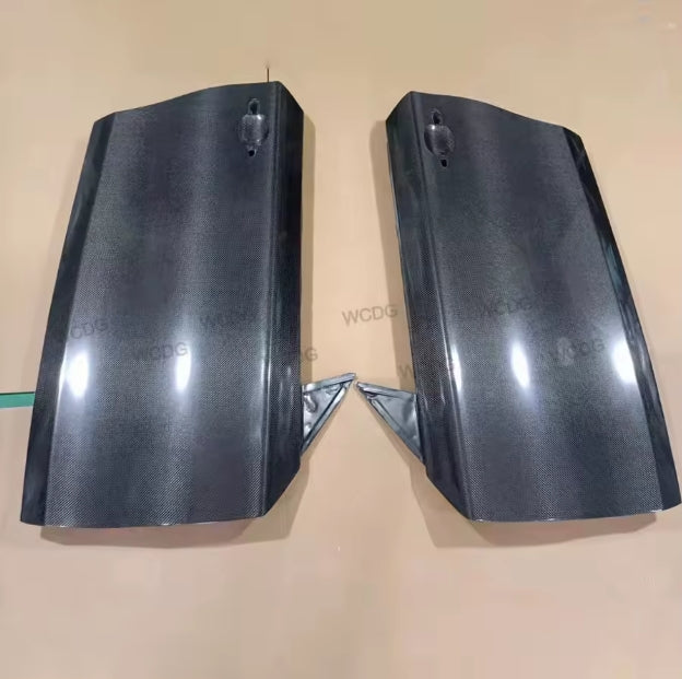 Carbon Fiber OEM-Style Door Panel Covers for BMW 3 Series E46 M3 (2-Door) ألواح أبواب من ألياف الكربون لطراز BMW الفئة الثالثة E46 M3 (بابان) بتصميم OEM