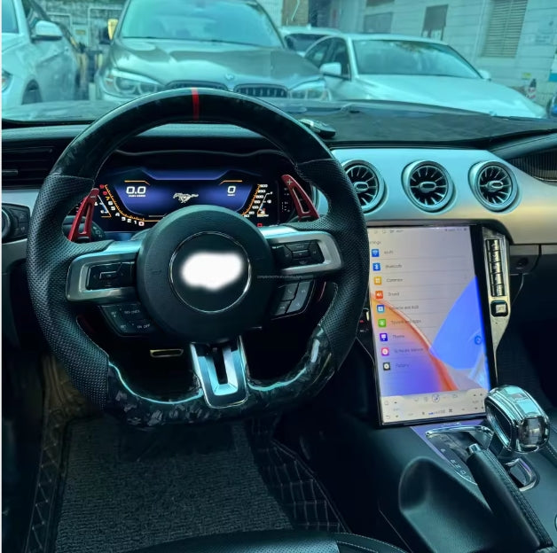 12.3" Digital LCD Instrument Cluster for Ford Mustang 2015–2019 – Full HD Speed Meter & Multimedia Dashboard Upgrade شاشة عدادات رقمية 12.3 إنش لفورد موستانج 2015–2019 – لوحة سرعة متعددة الوسائط بدقة عالية وترقية كاملة للتابلوه