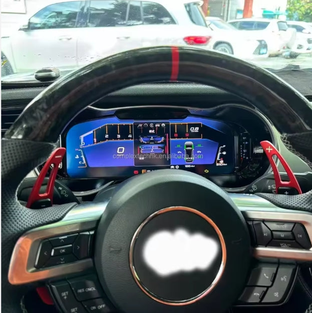 12.3" Digital LCD Instrument Cluster for Ford Mustang 2015–2019 – Full HD Speed Meter & Multimedia Dashboard Upgrade شاشة عدادات رقمية 12.3 إنش لفورد موستانج 2015–2019 – لوحة سرعة متعددة الوسائط بدقة عالية وترقية كاملة للتابلوه