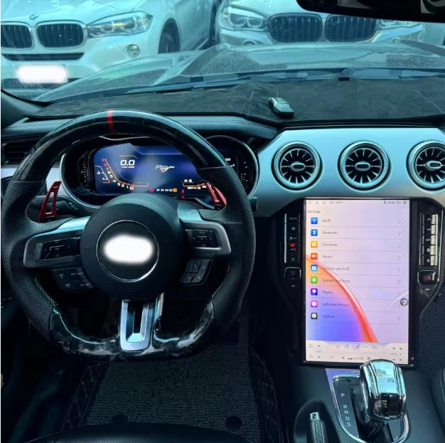 12.3" Digital LCD Instrument Cluster for Ford Mustang 2015–2019 – Full HD Speed Meter & Multimedia Dashboard Upgrade شاشة عدادات رقمية 12.3 إنش لفورد موستانج 2015–2019 – لوحة سرعة متعددة الوسائط بدقة عالية وترقية كاملة للتابلوه