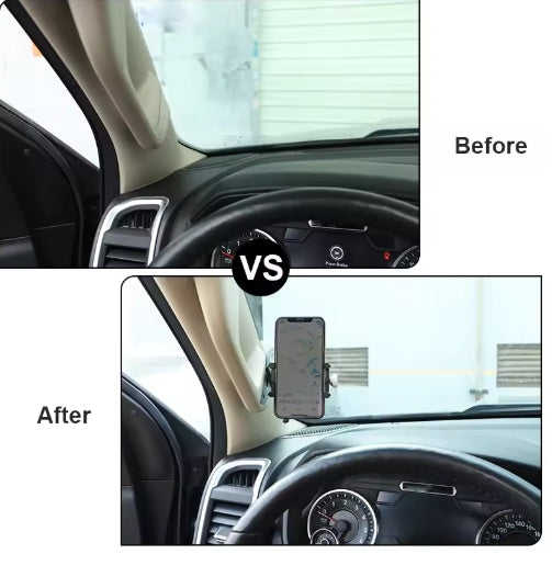 Bawa A-Column Grab Handle Phone Mount, Secure Mobile Holder for Dodge Ram 2018-2024, Durable Car Accessory حامل جوال على عمود A من Bawa, مثبت آمن للهواتف لسيارات دودج رام 2018-2024، إكسسوار متين للسيارة