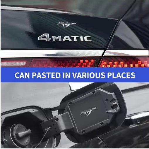 Headrest & Window Badge Sticker for Ford, Stylish Seat & Glass Decal for Fiesta, EcoSport, Mustang, Focus, Mondeo ملصق شعار مقعد ومسند رأس وزجاج جانبي للسيارة فورد, تصميم أنيق لفورد فييستا، إيكو سبورت، موستانج، فوكاس، مونديو