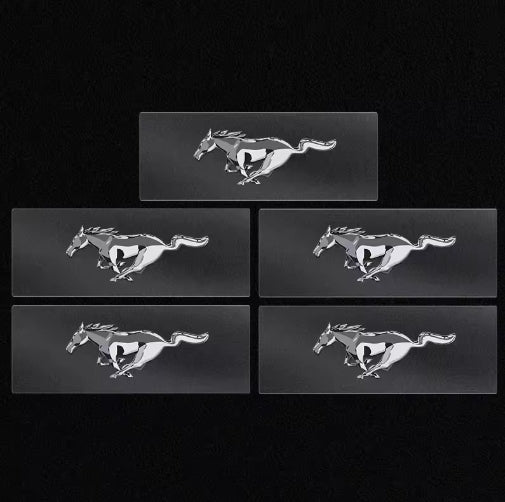 Headrest & Window Badge Sticker for Ford, Stylish Seat & Glass Decal for Fiesta, EcoSport, Mustang, Focus, Mondeo ملصق شعار مقعد ومسند رأس وزجاج جانبي للسيارة فورد, تصميم أنيق لفورد فييستا، إيكو سبورت، موستانج، فوكاس، مونديو