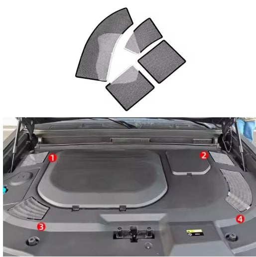 Manual Basin Cover & AC Filter Dust Protector for Chery JETOUR Traveler T2 2023 – Engine Inlet Protection غطاء حوض يدوي وفلتر حماية AC ضد الغبار لسيارة شيري جيتور ترافيلر T2 2023 – حماية مدخل المحرك