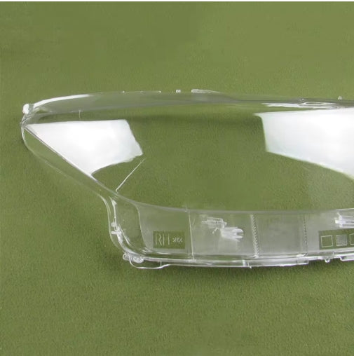Front Headlamp Cover Lens Replacement for Ford Mustang 2014–2017, Plexiglass Lampshade Shell, OEM Style غطاء عدسة المصباح الأمامي لفورد موستنج 2014–2017، استبدال شفاف من البلكسي جلاس، تصميم أصلي OEM