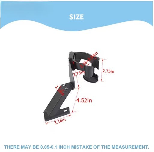 HEBE Multifunctional Car Cup & Mobile Holder for Chery Jetour Traveler T2 2023 / Shanhai T2 2024, Beverage & Phone Organizer حامل أكواب وجوال متعدد الوظائف من HEBE للسيارات شيري جيتور ترافيلر T2 2023 / شانهاي T2 2024, منظم المشروبات والهاتف