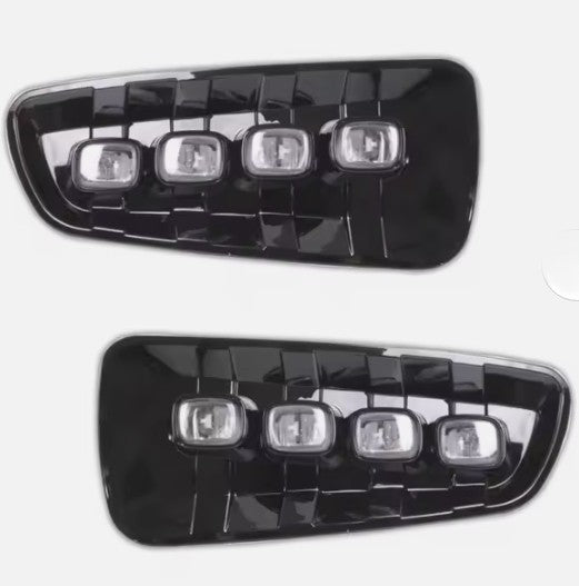 New Ford Raptor 2010–2014 Daytime Running Light Pair – Driver & Passenger Side  مجموعة إضاءة نهارية جديدة لفورد رابتر 2010–2014 – جهة السائق والراكب