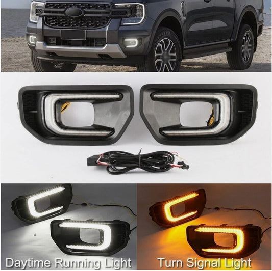New Ford Ranger Raptor 2023+ Daytime Running Light LED DRL Set Driver & Passenger Side 
إضاءة نهارية LED فورد رابتور 2023+ DRL طقم يمين ويسار OEM Style