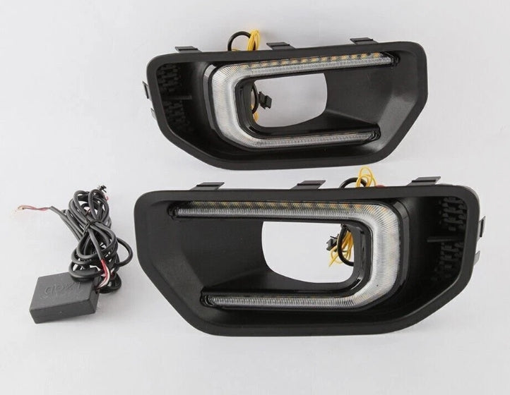 New Ford Ranger Raptor 2023+ Daytime Running Light LED DRL Set Driver & Passenger Side 
إضاءة نهارية LED فورد رابتور 2023+ DRL طقم يمين ويسار OEM Style