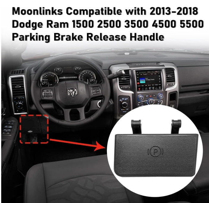 Genuine OEM Mopar Parking Brake Handle 1NL97DX9AC for Ram 1500/2500/3500 (2013–2019) مقبض فرامل يد أصلي  رقم 1 لرام 1500 / 2500 / 3500 موديل