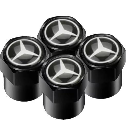 4PCS Mercedes A/B/C/E/S/GLC/GLK/CLA/GLA Class غطاء فتحة هواء اطار  4 قطع لمرسيدس