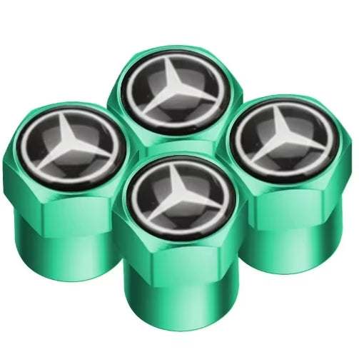 4PCS Mercedes A/B/C/E/S/GLC/GLK/CLA/GLA Class غطاء فتحة هواء اطار  4 قطع لمرسيدس