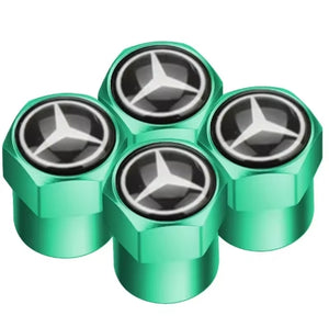 4PCS Mercedes A/B/C/E/S/GLC/GLK/CLA/GLA Class غطاء فتحة هواء اطار  4 قطع لمرسيدس