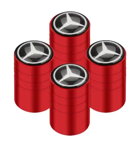 4PCS Mercedes A/B/C/E/S/GLC/GLK/CLA/GLA Class غطاء فتحة هواء اطار  4 قطع لمرسيدس