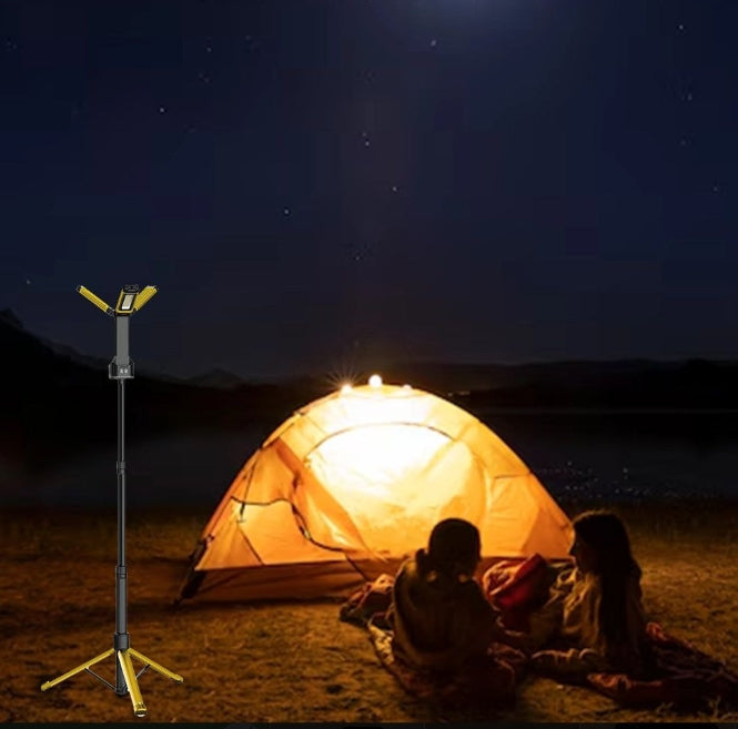Alayjah Toby’s VIP11 Max Multifunction Camping Light – 4000mAh Rechargeable Outdoor Lantern with 6-Month Warranty  مصباح التخييم المتعدد الاستخدامات Alayjah Toby’s VIP11 Max – بطارية قابلة للشحن 4000mAh مع ضمان 6 أشهر