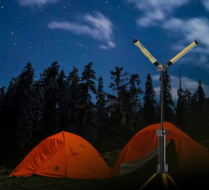 Alayjah Toby’s VIP11 Max Multifunction Camping Light – 4000mAh Rechargeable Outdoor Lantern with 6-Month Warranty  مصباح التخييم المتعدد الاستخدامات Alayjah Toby’s VIP11 Max – بطارية قابلة للشحن 4000mAh مع ضمان 6 أشهر