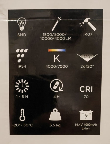 Alayjah Toby’s VIP11 Max Multifunction Camping Light – 4000mAh Rechargeable Outdoor Lantern with 6-Month Warranty  مصباح التخييم المتعدد الاستخدامات Alayjah Toby’s VIP11 Max – بطارية قابلة للشحن 4000mAh مع ضمان 6 أشهر