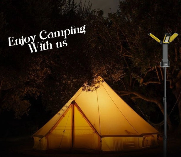 Alayjah Toby’s VIP11 Max Multifunction Camping Light – 4000mAh Rechargeable Outdoor Lantern with 6-Month Warranty  مصباح التخييم المتعدد الاستخدامات Alayjah Toby’s VIP11 Max – بطارية قابلة للشحن 4000mAh مع ضمان 6 أشهر