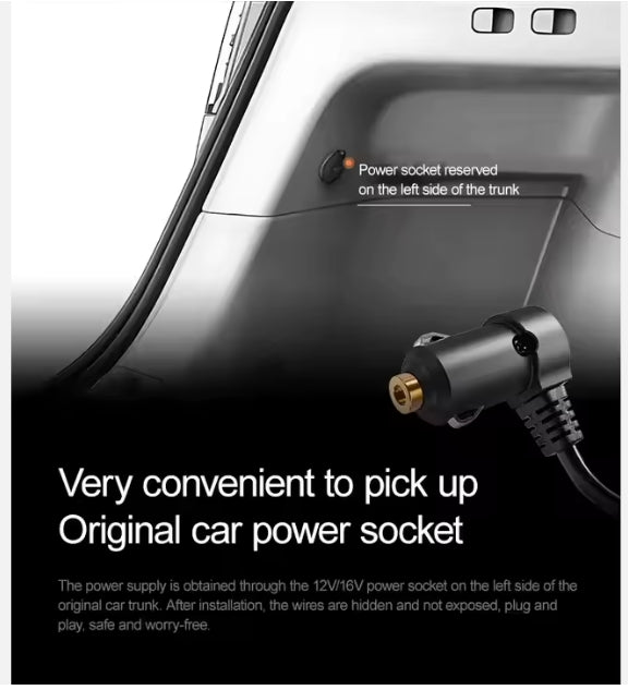 Tesla Model Y 12V Portable Car Fridge, High-Grade Dual Zone Refrigerator, Travel Cooler & Freezer ثلاجة سيارة محمولة 12 فولت لتسلا موديل Y – ثلاجة وفريزر مزدوجة عالية الجودة للسفر والتخييم