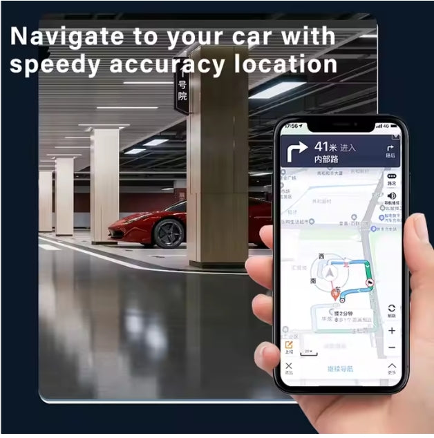 Universal GPS Tracker for Car, Compatible with iPhone & iPad, OBD GPS Locator, Works with Find My Apple Official App متعقب GPS عالمي للسيارة, متوافق مع iPhone و iPad، محدد موقع OBD، يعمل مع تطبيق Find My Apple الرسمي