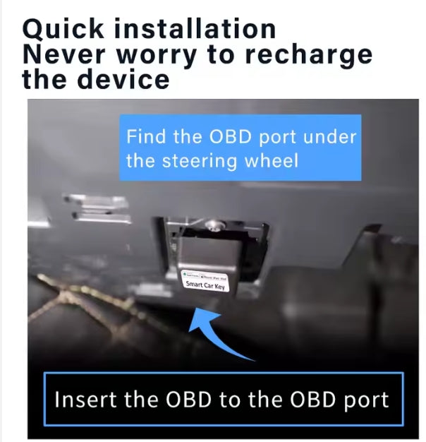 Universal GPS Tracker for Car, Compatible with iPhone & iPad, OBD GPS Locator, Works with Find My Apple Official App متعقب GPS عالمي للسيارة, متوافق مع iPhone و iPad، محدد موقع OBD، يعمل مع تطبيق Find My Apple الرسمي