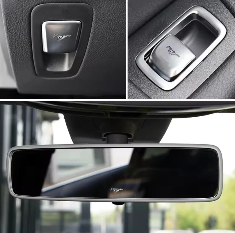 Interior Emblem Badge for Ford, 1 Piece, Stylish & Easy Install شارة تزيين داخلية لفورد – قطعة واحدة، أنيقة وسهلة التركيب