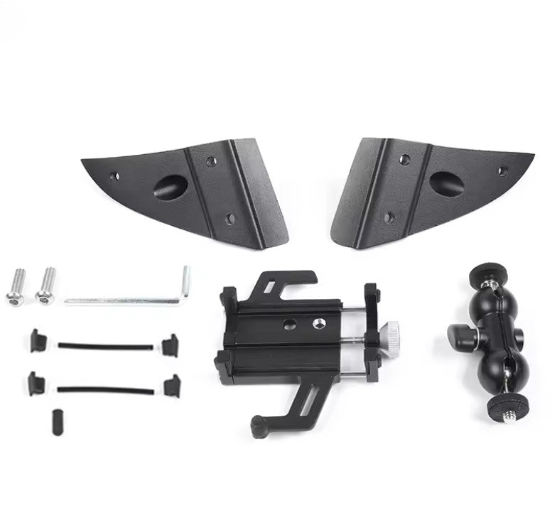 Alayjah, Bawa A-Pillar Grab Handle Phone Mount for Dodge Ram 2018–2024, 1-piece, Stable, Easy Access & No-Drill Install حامل جوال من على عمود لسيارات دودج رام 2018–2024 , ثابت، وصول سهل، بدون حفر