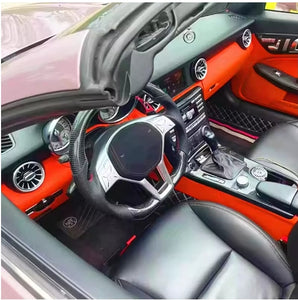 Air Conditioning Vents with Ambient Atmosphere Light for Mercedes Benz SLK/GLK, Stylish Interior Upgrade فتحات تكييف مع إضاءة محيطية داخلية لمرسيدس بنز SLK/GLK, ترقية أنيقة لداخلية السيارة