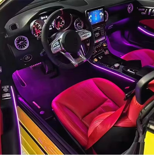 Air Conditioning Vents with Ambient Atmosphere Light for Mercedes Benz SLK/GLK, Stylish Interior Upgrade فتحات تكييف مع إضاءة محيطية داخلية لمرسيدس بنز SLK/GLK, ترقية أنيقة لداخلية السيارة