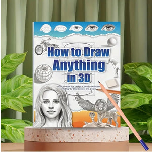 How to Draw 3D, Step-by-Step 30-Day Drawing Guide for Beginners to Advanced Artists تعلم الرسم ثلاثي الأبعاد, دليل خطوة بخطوة لمدة 30 يومًا للمبتدئين والمحترفين