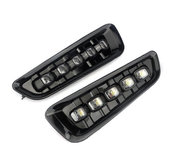 New Ford Raptor 2017–2020 Daytime Running Light Pair – Driver & Passenger Side (Set )مجموعة إضاءة نهارية جديدة لفورد رابتر 2017–2020 – جهة السائق والراكب