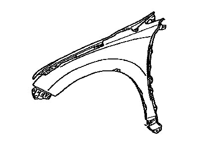 Used Lexus LS430 2000-2006 Front Fender Right | لكزس LS430 رفرف أمامي يمين