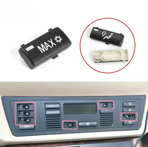BMW E39 E53 Climate Control Button Cover Set , AC Switch Key Replacement for 5 Series, X5 غطاء أزرار وحدة التحكم في التكييف لبي إم دبليو E39 وE53, بديل مفاتيح AC لسلسلة 5 وX5