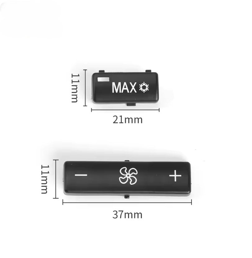 BMW E39 E53 Climate Control Button Cover Set , AC Switch Key Replacement for 5 Series, X5 غطاء أزرار وحدة التحكم في التكييف لبي إم دبليو E39 وE53, بديل مفاتيح AC لسلسلة 5 وX5