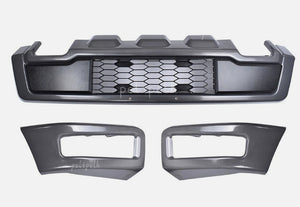 New Ford Raptor 2017–2020 Front Bumper 3 piece set – OEM Style  صدام أمامي جديد لفورد رابتر 2017–2020 بجودة مطابقة للأصلي