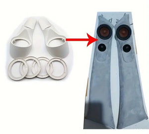 Car Audio 3-Way Frequency Bracket, 3rd Gen Molded Base for Speaker Upgrade  قاعدة تثبيت صوتية ثلاثية النقاط للسيارة, الجيل الثالث لتعديل السماعات