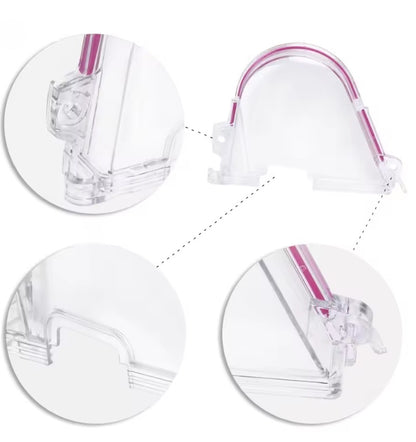 Alayjah, VR-Clear Timing Belt Cover for Honda Civic 96-00 EK EG D15 D16, Turbo Cam Pulley Protection | VR6337 غطاء شفاف لتوقيت سير الكام + بكرة كامة تيربو لهوندا سيفيك 1996-2000 EK EG D15 D16 – حماية عالية | VR6337